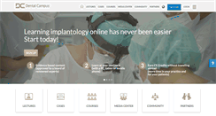 Desktop Screenshot of dental-campus.com
